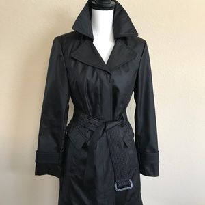 Kenneth Cole Black Trench Coat